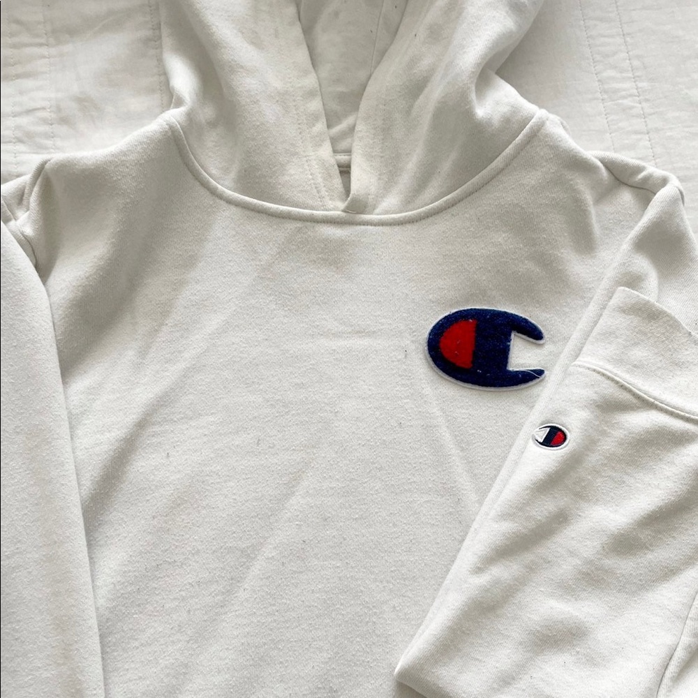 White Champion Hoodie